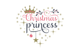 Christmas Princess: Perfect for Festive Crafts and Branding