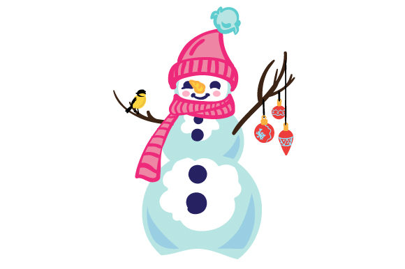 Christmas Snowman 3: A Festive Addition for Your Crafts