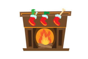 Christmas Stockings on the Fire Place: A Crafts Essential