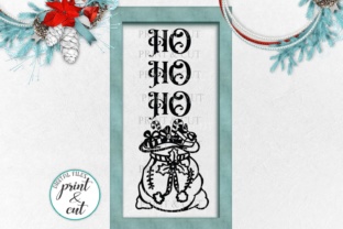 Crafting Holiday Cheer: Ho Ho Ho Sign Svg for Local Brands