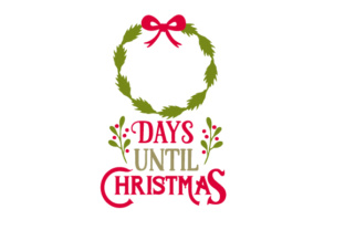 Days Until Christmas Ribbon: A Festive Addition for Local Crafts