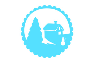 Enhance Your Christmas Crafts with Floating Christmas Ornament Winter Scene
