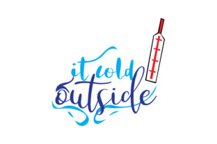 It Cold Outside: A Charming Graphics Asset for Winter Crafts