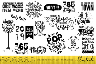 Review: New Years 2019 Design Bundle for Graphics and Crafts