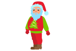 Review: Santa with Ugly Christmas Sweater for Crafts