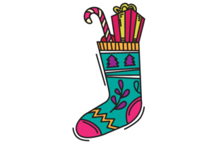 Stuffed Christmas Sock: A Charming Craft for Festive Branding